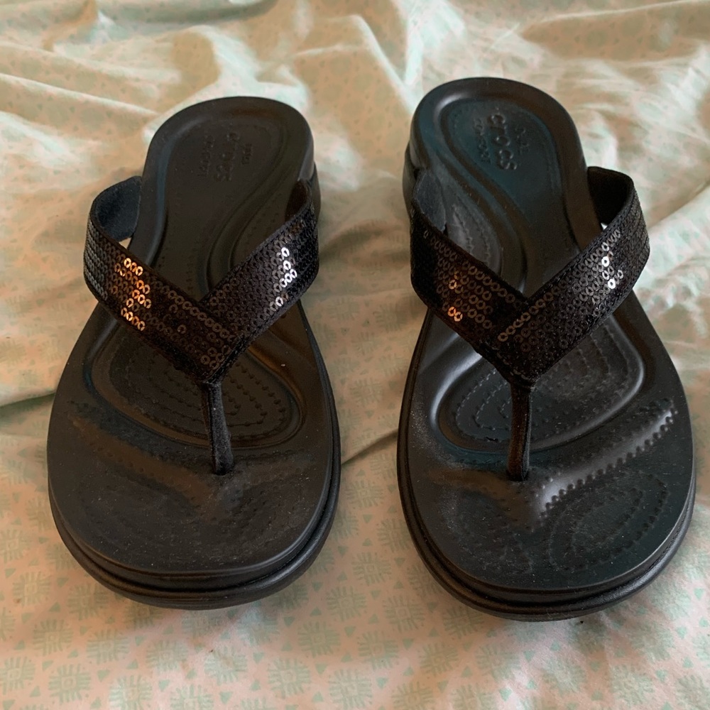 Crocs Capri Sequin Flipflop